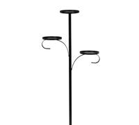 IEEDFJKK Black Christmas Topper Triple Christmastree Shelf Unique Retro Look Iron Easy Installation for Multi - Decoration, 60cm