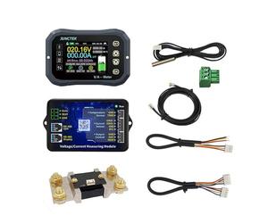 IEEDFJKK Bluetooth 100A/400A/600A RV Battery Monitor With/Shunt Meter Tester Battery Coulomb Meter Battery Capacity Reliable, 600A, KG-160F
