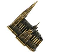 IEEDFJKK Cologne Cathedral Model Craft Ornament Captivating Piece Of German Architecture Gift Alloy Modern Wide Application