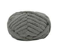 IEEDFJKK Easy Hand Knitting Chunky Wool Yarn Suitable for DIY Beginners and Craft Enthusiasts with Comfortable Soft Texture Crocheting Cushion Rug Making Tapestry Hand Knit, Deep Gray, 25.6 m
