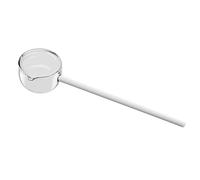 IEEDFJKK Extended Long Handle Glass Spoon Combines Comfort and Functionality Mixing Soup Ladle Spoon Cooking and Serving Soup Ladle Glass Stirring Long Handle