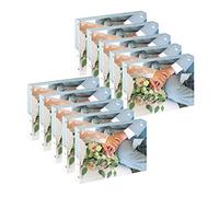 IEEDFJKK Mini Acrylic Picture Frame 2.5x3.5 Clear Double Sided Magnetic Photo Frames Block Frameless Acrylic Business Card Frame Desktop Display Stand for Office Home Decoration 20mm Thick (10 Pack)