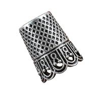 IEEDFJKK Sewing Thimble Finger Protector Thimbles For Hand Sewing Quilting Embroidery Gift For Tailors For Beginner Starter Tool. Fingertip Thimble Is For Needlework, Silver, 1.5x1.5x2.5cm