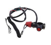 IEEDFJKK Urgent Stop Switch With Coiled Lanyard Essential Safety Tether Lanyard For Outboard Engine And Motorcycle Kill Switch With Emergency Cut-Off