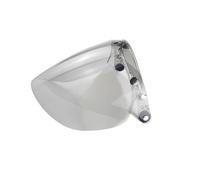 IEEDFJKK Visor Helmet Lens Visor Flip Up Down Offers Durable With Easy Metal Snap Button Installation Windshield Face Snaps Retro Motorbike Bubble Anti Fog Sun Lens Wind, Light Grey, 22x21cm