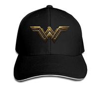 IEEFTA Justice League New WW Wonder Women Logo Snapback Hats/Baseball Hats/Peaked Cap Black