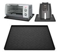 Ieesspd Silicone Heat Resistant Mat For Air Fryer And Microwave Oven,18''X15''X0.5''-Hot Pad For Kitchen Countertop Protector,Silicone Air Fryer Mat For Compatible With Ninja,Cosori,Chefman,Toshiba