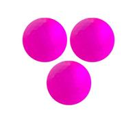iEFiEL LED Luminous Golf Balls Steady Glow Flash Multi Color Night Training Durable Surlyn Cover High Resilience Sports Accessory Hot Pink 3Pcs