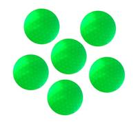 iEFiEL LED Luminous Golf Balls Steady Glow Flash Multi Color Night Training Durable Surlyn Cover High Resilience Sports Accessory Green 6Pcs