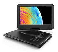 ieGeek 11.5" Portable DVD Player for Kids and Car, 9.5" Eye-Protective Screen with 5 Hours Rechargeable Battery, Support Sync TV/USB/SD Card and Multiple Disc Formats, Regions Free (Black)