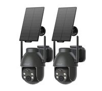 ieGeek 2K Solar Security Camera Outdoor Wireless,360° WiFi Camera（2pcs）