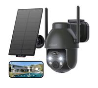ieGeek 2K Solar Security Camera Outdoor Wireless, 360° WiFi CCTV Camera