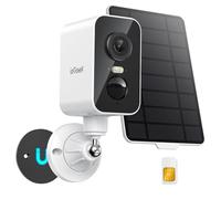 ieGeek-4G LTE Cellular Security Camera-No Wifi, 2K 360°, CCTV Camera Systems, Solar & Battery, Outdoor, Wireless, Color Night Vision, Motion Detection, Two-way, SIM card inserted, Unlimited Data Plan