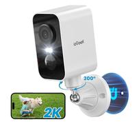 ieGeek Magnetic Security Camera Outdoor Wireless, 300° Rotation Stick up Cam, 2K Rechargeable Battery Magnetic Base CCTV Camera System, Home WiFi Cam,No Monthly Fee,Motion Detection,Color Night Vision
