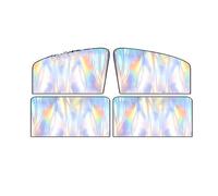 IEHGGVCVC Car Sunshade, for Mitsubishi ATTRAGE 2012-2018 Sun Shade Waterproof Sun Protection Car Windscreen Car Accessories,B/Front back and four sides