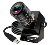 IEights 12mp USB Camera Variable Focus Webcam for Computer 1080P 120fps Manual Zoom Lightburn Camera High Speed 3.6-10mm 3X Zoom USB2.0 PC Cam Varifocal USB Security Webcamera for Video Conference