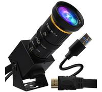 IEights 4K USB3.0 HDMI Camera 4K 60fps Manual Zoom Webcam for Computer Mini Lightburn Camera for Laser Engraver H.264 Telescope USB Security Camera Industrial PC Camera for Raspberry Pi Jetson Nano