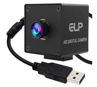 IEights 4K Wide Angle USB Camera with Metal Case HD Video Audio Fisheye Webcam High Speed PC Camera IMX317 USB with Camera for Computer Mini UVC USB2.0 Web Camera for Laptop Jetson Nano Raspberry Pi