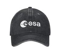 IEINYAUP European Space Agency Hats Hip Hop Hat Cotton Baseball Cap Custom Adjustable Trucker Hat for Men & Women Cotton，for All Seasons