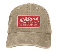 IEINYAUP Kildare Island Surf Trucker Hat Merchandise Retro Distressed Denim OBX Snapback Cap for for Men Women Adjustable