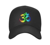 IEINYAUP Om Ohm Logo Baseball Cap Adult Buddhism Buddha Yoga Adjustable Dad Hat for Men Women Sports Snapback Caps Trucker Hats,for All Seasons
