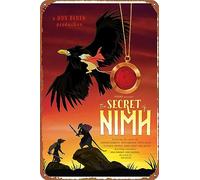 IEITB The Secret of NIMH Poster Metal Tin Logo Vintage Metal Poster Family Club Bar Cafe Bedroom Wall Decoration Gift 8x12 inches