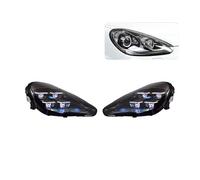 IEJPEQWW Car Compatible For Porsche Cayenne 958.2 Headlight 2015-2017 Upgraded 2024 Styling L-ED Headlights Dynamic Turn Signal Lamp Car Accessories(Headlight Have AFS,2015-2017_2PS_RIGHT-HAND DRIVE)