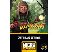 Iello | Diamant: Caution and Betrayal Micro Expansion | Strategy Game | Ages 8+ | 3-8 Players | 30 Minutes Playing Time