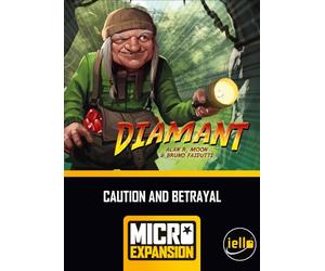Iello | Diamant: Caution and Betrayal Micro Expansion | Strategy Game | Ages 8+ | 3-8 Players | 30 Minutes Playing Time