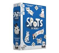 IELLO Spots or Encore Dice - Dice Game Dogs, Stop or Again and Placement on Cards, 1 to 4 Players - Adorable Illustrations