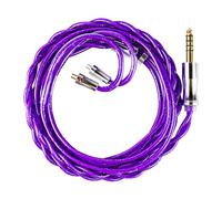 IEM Cable 2Pin 4.4mm 3.6ft, KBEAR ZiXiao 2 Strand-201 Core Silver-Plated Copper Alloy Headphone Extensin in Ear Monitor Cable for Moondrop Blessing/Aria/Stellaris, Truthear Hexa/HOLA/Zero