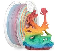 IEMAI Matte PLA Filament 1.75mm 1Kg, Rainbow Matte PLA 3D Printer Filament, High Speed Printing, Dimensional Accuracy +/- 0.02mm