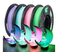 IEMAI PETG 1.75 mm Filament - 250 g Spool x 4 Colours, Two-Tone PETG 3D Printer Filament