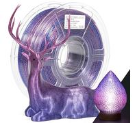 IEMAI PETG Filament 1.75mm 1Kg, Glitter Transparent PETG Gradient Blue Purple, High Speed 3D Printer Filament, Dimensional Accuracy +/- 0.02mm