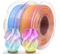 IEMAI PETG Filament 1.75mm 2Kg, Gradient Blue Purple/Pink Yellow Translucent PETG 3D Printer Filament, High Speed Printing, Compatible with Bambu Lab, AMS, AMSLite, Dimensional Accuracy +/- 0.02 mm