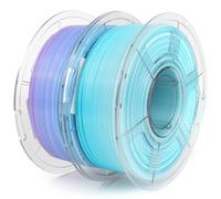 IEMAI PETG Filament 1.75mm 2Kg, Gradient Translucent PETG Blue Purple/Blue White, High Speed Translucent 3D Printer Filament, Dimensional Accuracy +/- 0.02 mm