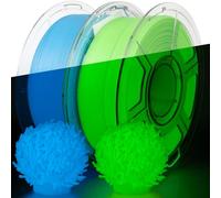 IEMAI PETG Filament 1.75mm 2Kg, Luminous Blue/Green PETG 3D Printer Filament, Glow in The Dark, Compatible with Bambu Lab, AMS, AMSLite, Dimensional Accuracy +/- 0.02 mm