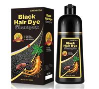 iemokoda Instant Black Hair Color 3 in 1 Shampoo 100% Grey Coverage in 15 Minutes Plant Based Hair Color Set for Women Men Natural Hair Color Shampoo for