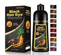 iemokoda Instant Black Hair Color 3 in 1 Shampoo 100% Grey Coverage in 15 Minutes Plant Based Hair Color Set for Women Men Natural Hair Color Shampoo for