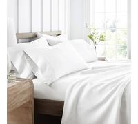 ienjoy Home Hotel Collection 4 Piece Sheet Set, Queen, White