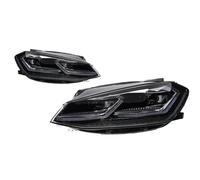 IENQBVL 2 PCS For Golf 7.5 For Golf7.5 MK7.5 2018-2021 LED Headlight Assembly Upgrade R-L Style Design LHD RHD(Silver,RHD)