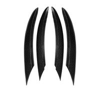 IENQBVL 4Pcs For Mercedes For Benz W205 C-Class C200 C260 2019 2020 2021 Car Front Bumper Fog Light Cover Trim ABS (1)