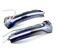 IENQBVL Car Accessories Rearview Dynamic Sequential Mirror Flowing LED Turn Signal Light For A3 8V S3 RS3 2013-2020 (Blue-yellow)