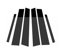 IENQBVL Car Door Edge Protector Car Pillar Posts Door Window Trim Cover BC Column Sticker For Mercedes ML-Class W164 2006 2007 2008 2009 2010 2011 6Pcs