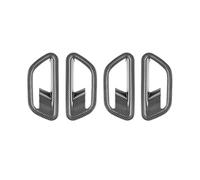 IENQBVL Car Interior Door Handle Bowl Cover Trim for Hyundai for KONA 2024+ Car Interior Accessories Carbon Fiber Pattern Interior Door Handle