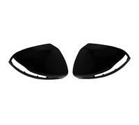 IENQBVL Car Rearview Mirror Cover Side Wing Carbon Fiber Trim Shell 2PCS For Mercedes For Benz GLC Class 2016-2020 E Class 2016 2017 2018 2019 2020 Wing Mirror Cover Cap(Black)