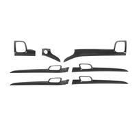 IENQBVL for Jeep for Grand Cherokee 2011-2020 Car Center Console Panel Interior Handle Decoration Cover Trim (Left-Carbon Fibre)
