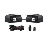 IENQBVL For Toyota FJ For Cruiser 2007-2017 Bulb Front Bumper DRL Daytime Running Light Fog Lamp Driving Light (1 set black)
