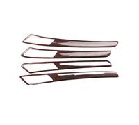 IENQBVL for VW for Golf 7 2014 2015 2016 2017 2018 Car Interior Door Handle Bowl Strips Trim Styling Molding (Wood Color)