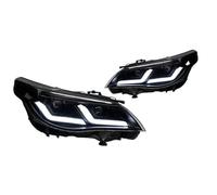 IENQBVL Headlights For E60 523i 530i 2003-2010 Head Lamp DRL Signal Projector Lens Angel Eye LED Headlight(Black,RHD,2003-2006)